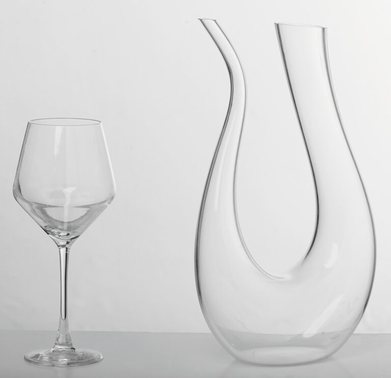 Σετ Γάμου Καράφα και Ποτήρι Κρασιού Μ-0400