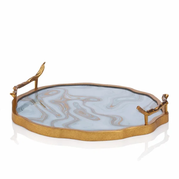 Δίσκος Στρογγυλός με σχέδιο plexiglass DM-2306